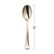 Shiny Metallic Gold Mini Plastic Disposable Tasting Spoons (600 Spoons)
